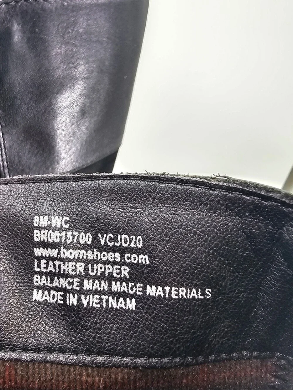Born Black Tall Leather Boots Size 8